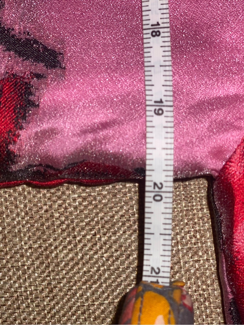 Tuckernuck Palmerston Red Rose Back Pink Jaquard Dress - Picture 5 of 7